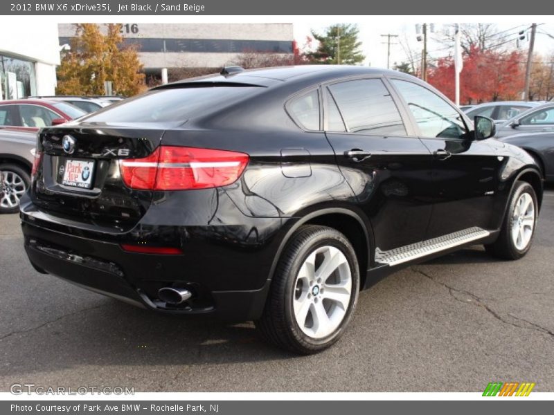 Jet Black / Sand Beige 2012 BMW X6 xDrive35i