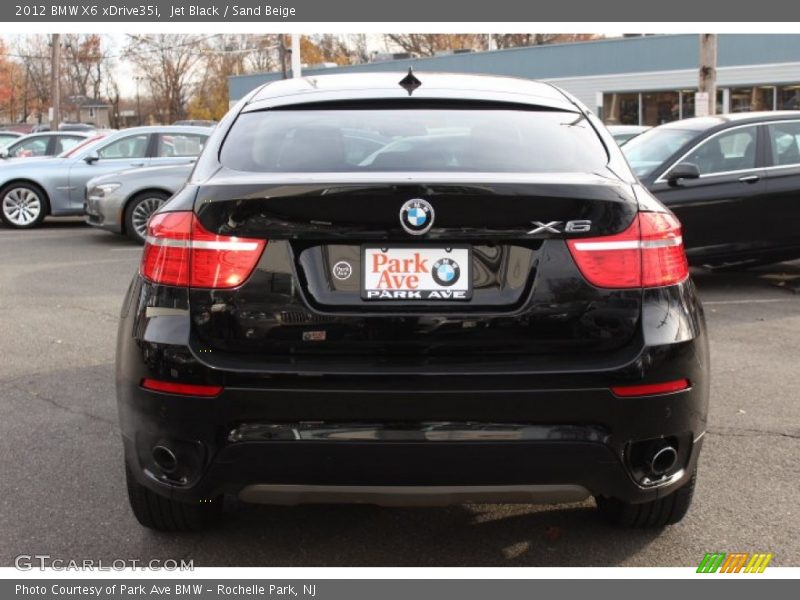 Jet Black / Sand Beige 2012 BMW X6 xDrive35i