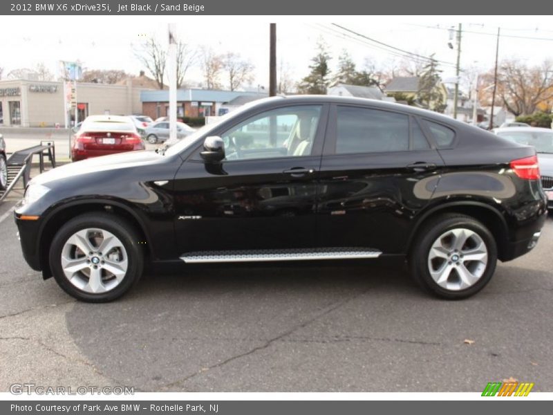 Jet Black / Sand Beige 2012 BMW X6 xDrive35i