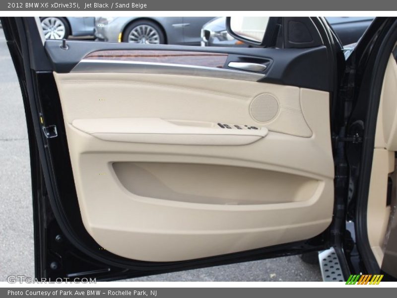 Jet Black / Sand Beige 2012 BMW X6 xDrive35i