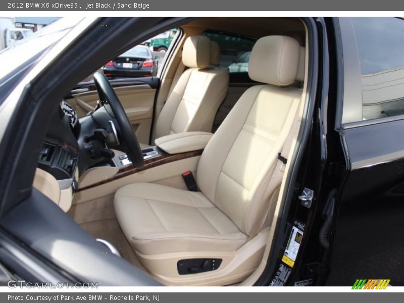 Jet Black / Sand Beige 2012 BMW X6 xDrive35i