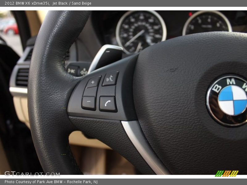 Jet Black / Sand Beige 2012 BMW X6 xDrive35i