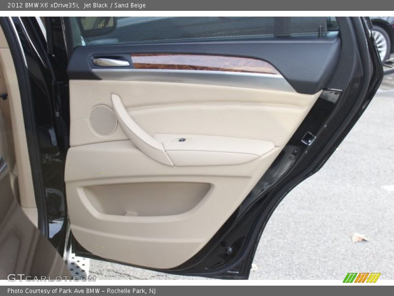 Jet Black / Sand Beige 2012 BMW X6 xDrive35i