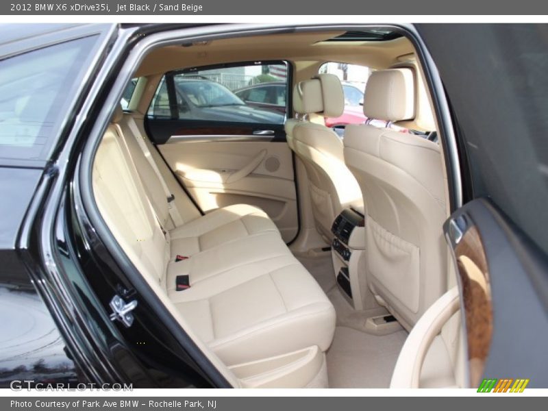 Jet Black / Sand Beige 2012 BMW X6 xDrive35i