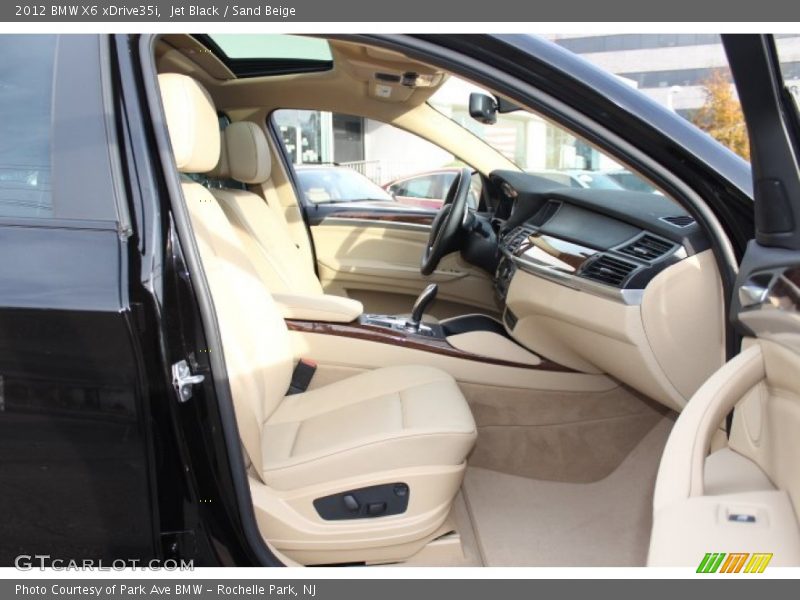 Jet Black / Sand Beige 2012 BMW X6 xDrive35i
