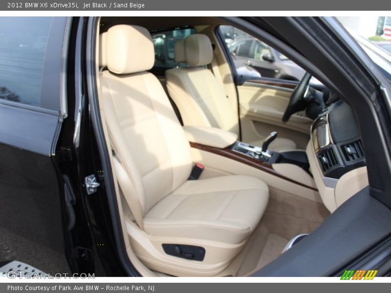 Jet Black / Sand Beige 2012 BMW X6 xDrive35i