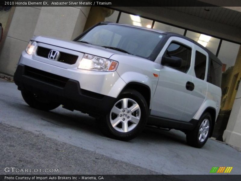 Alabaster Silver Metallic / Titanium 2010 Honda Element EX