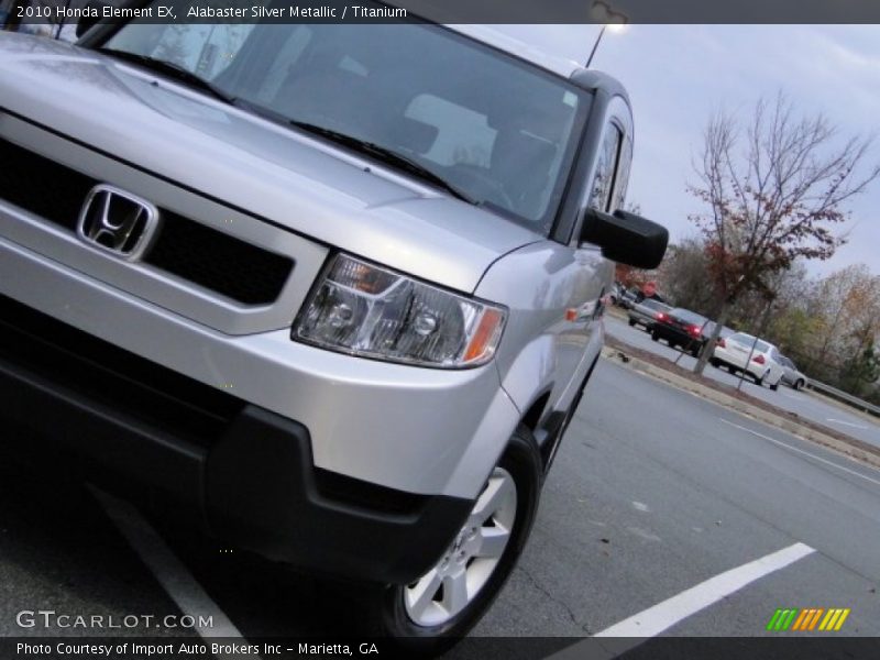 Alabaster Silver Metallic / Titanium 2010 Honda Element EX