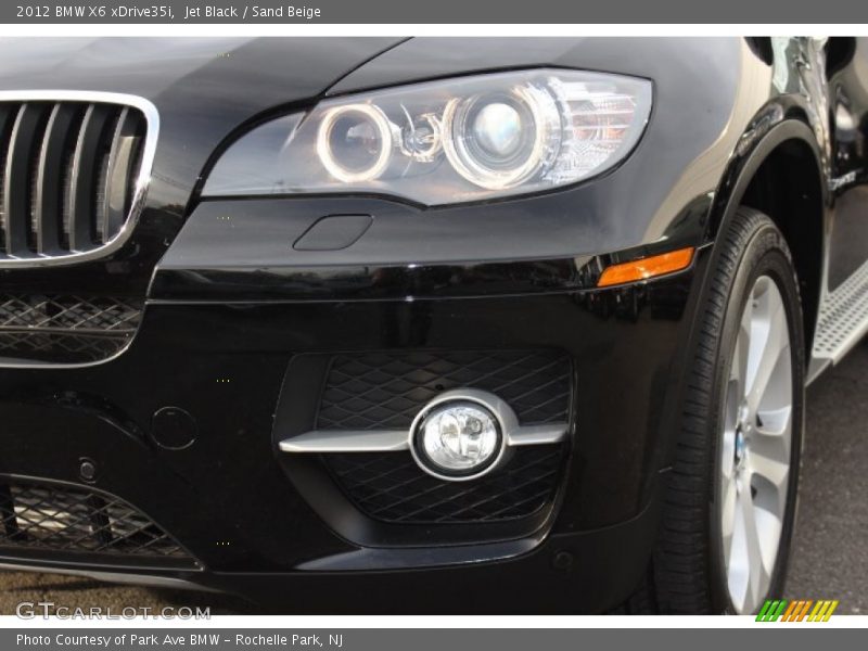 Jet Black / Sand Beige 2012 BMW X6 xDrive35i