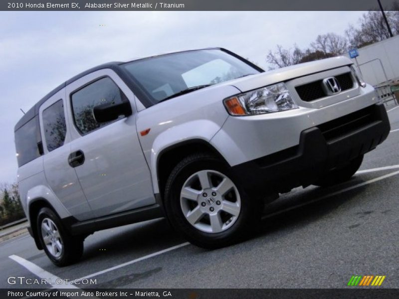 Alabaster Silver Metallic / Titanium 2010 Honda Element EX