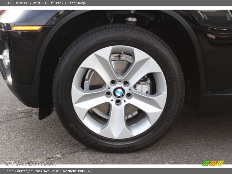 Jet Black / Sand Beige 2012 BMW X6 xDrive35i