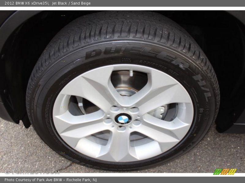 Jet Black / Sand Beige 2012 BMW X6 xDrive35i