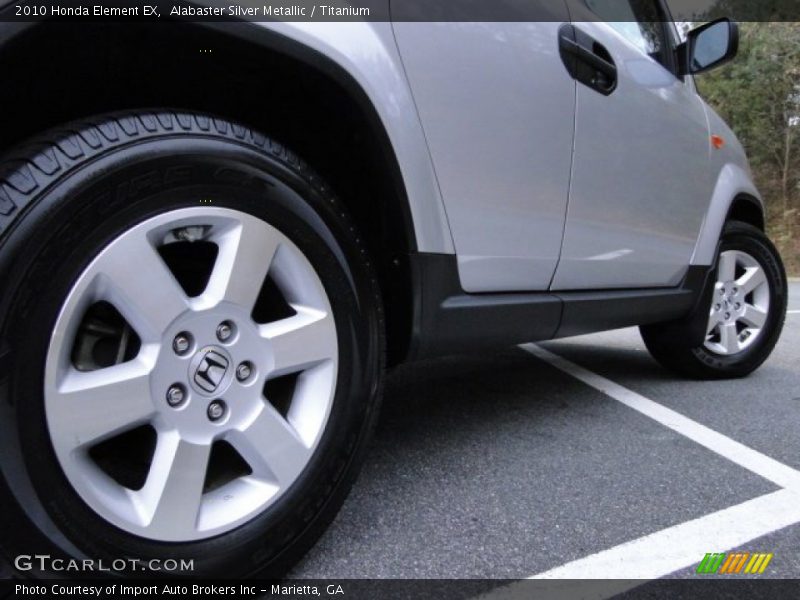 Alabaster Silver Metallic / Titanium 2010 Honda Element EX