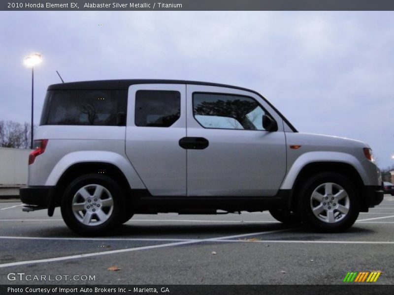 Alabaster Silver Metallic / Titanium 2010 Honda Element EX