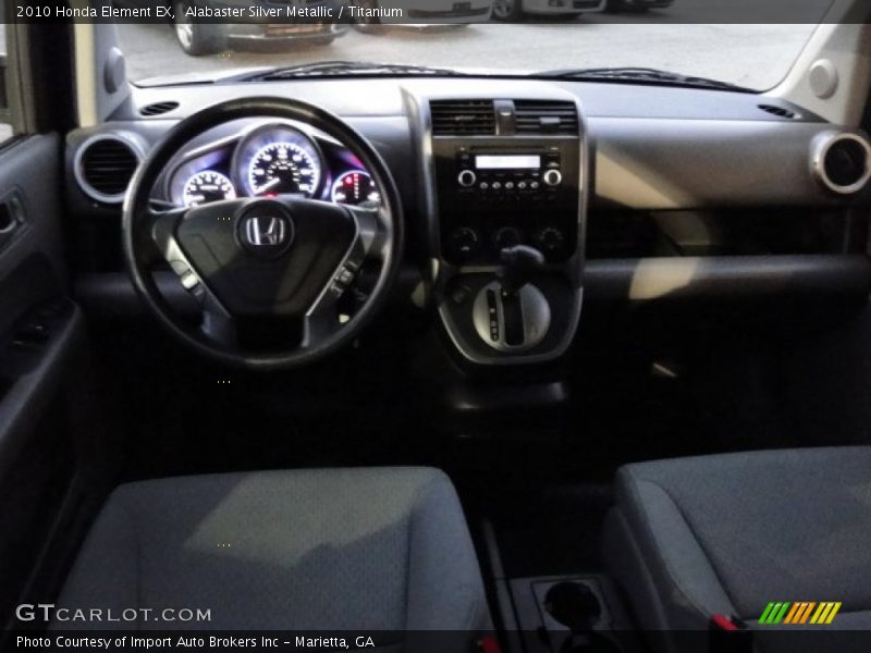Alabaster Silver Metallic / Titanium 2010 Honda Element EX