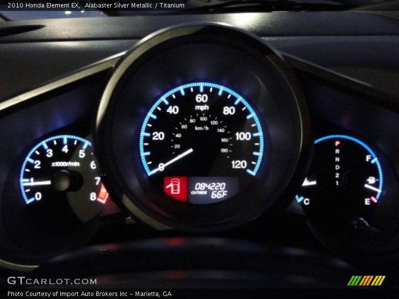 Alabaster Silver Metallic / Titanium 2010 Honda Element EX