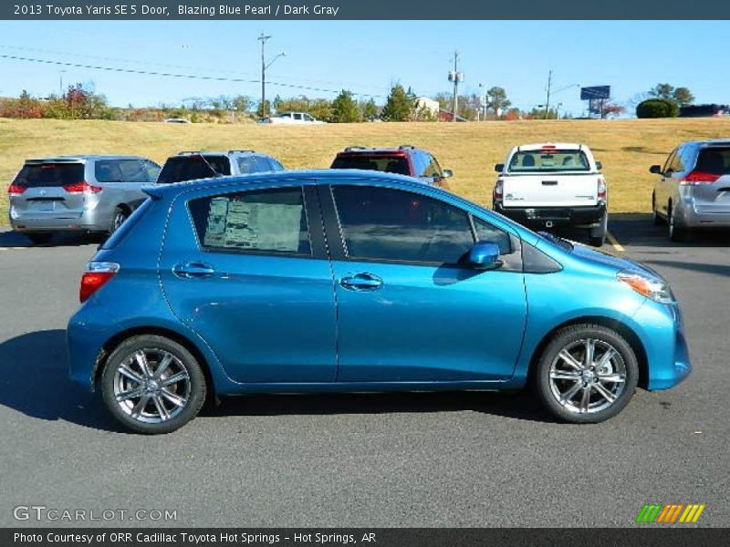  2013 Yaris SE 5 Door Blazing Blue Pearl