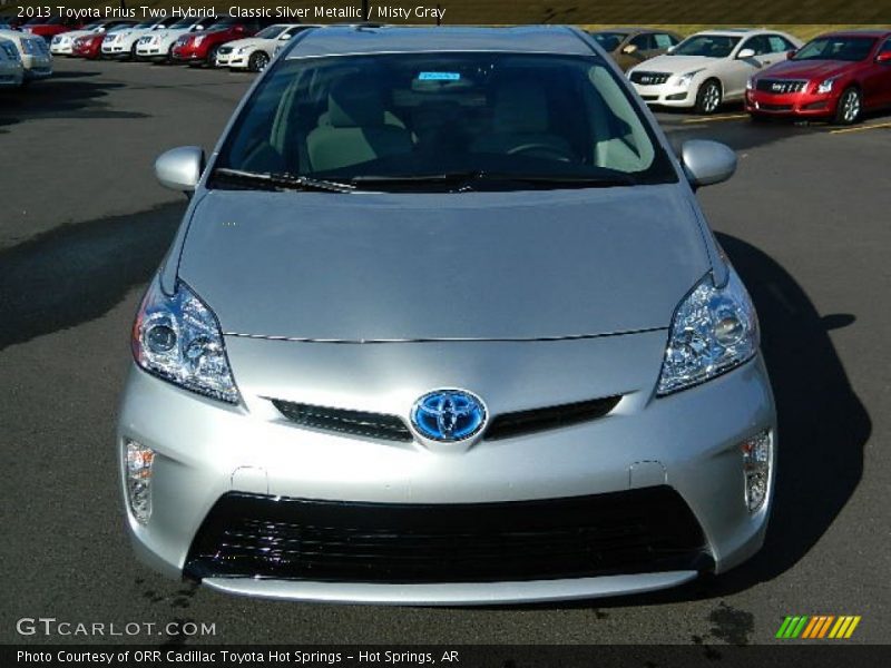 Classic Silver Metallic / Misty Gray 2013 Toyota Prius Two Hybrid