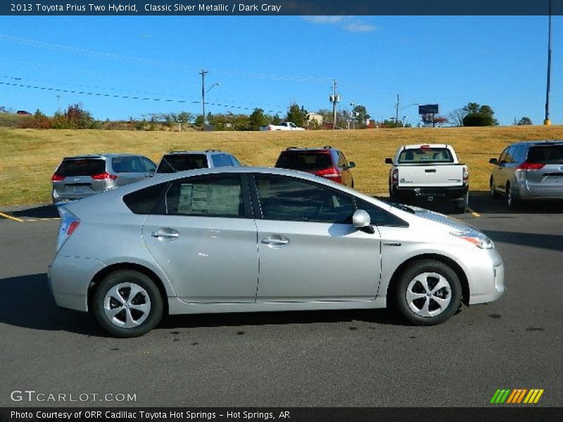 Classic Silver Metallic / Dark Gray 2013 Toyota Prius Two Hybrid