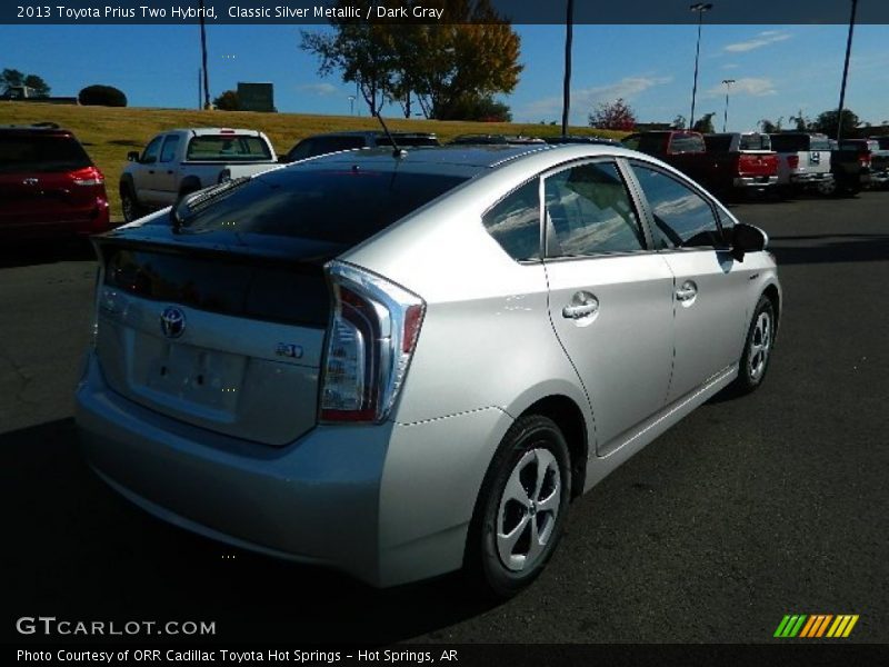 Classic Silver Metallic / Dark Gray 2013 Toyota Prius Two Hybrid