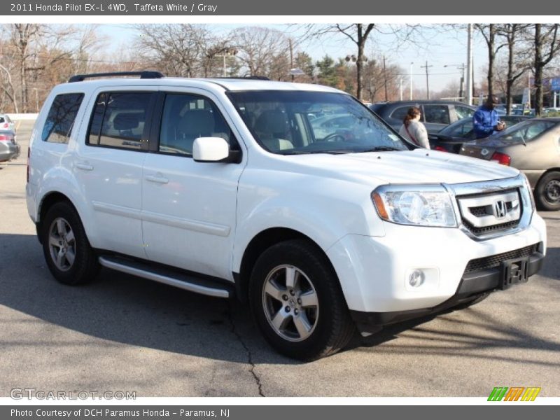 Taffeta White / Gray 2011 Honda Pilot EX-L 4WD