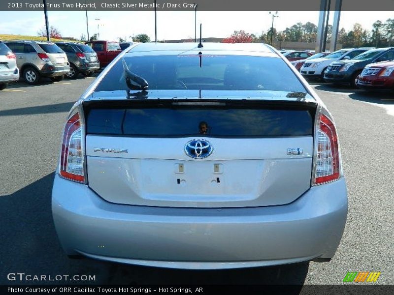 Classic Silver Metallic / Dark Gray 2013 Toyota Prius Two Hybrid