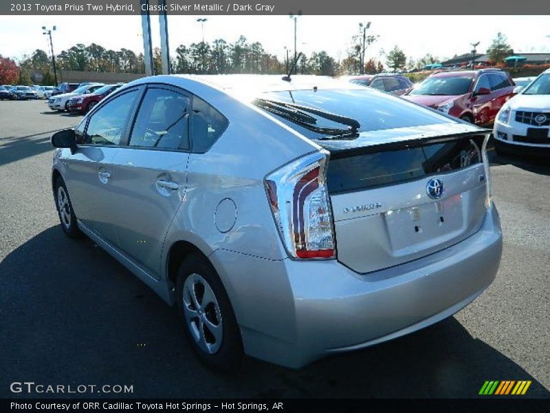 Classic Silver Metallic / Dark Gray 2013 Toyota Prius Two Hybrid