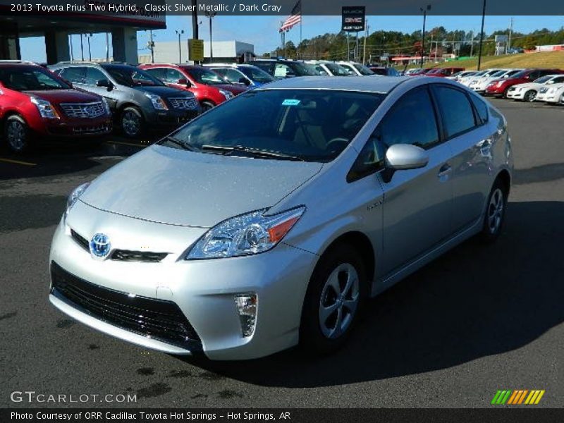 Classic Silver Metallic / Dark Gray 2013 Toyota Prius Two Hybrid