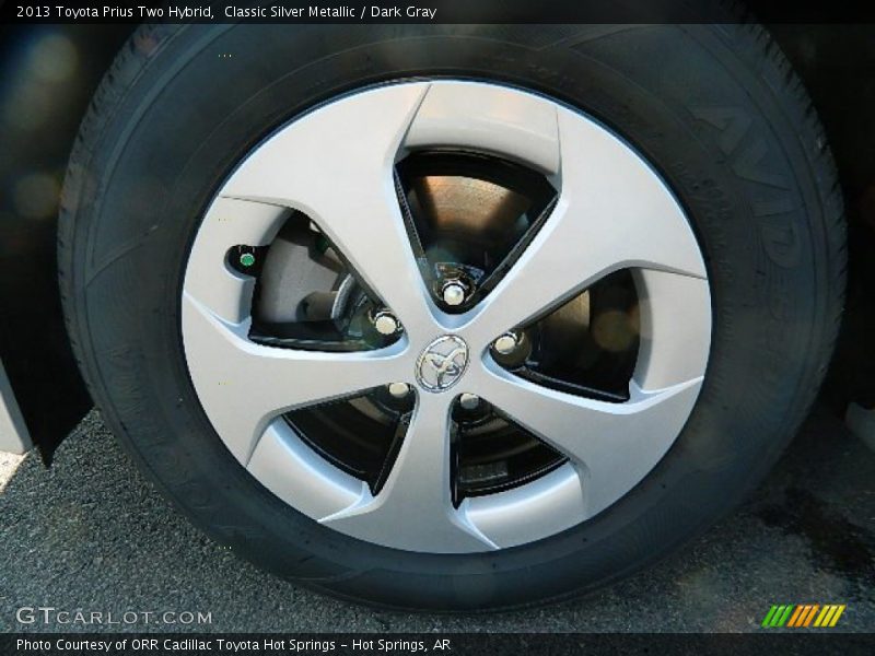 Classic Silver Metallic / Dark Gray 2013 Toyota Prius Two Hybrid