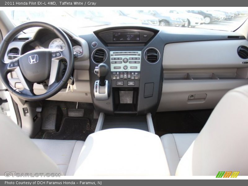 Taffeta White / Gray 2011 Honda Pilot EX-L 4WD