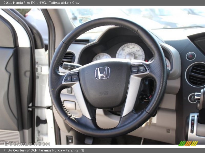Taffeta White / Gray 2011 Honda Pilot EX-L 4WD