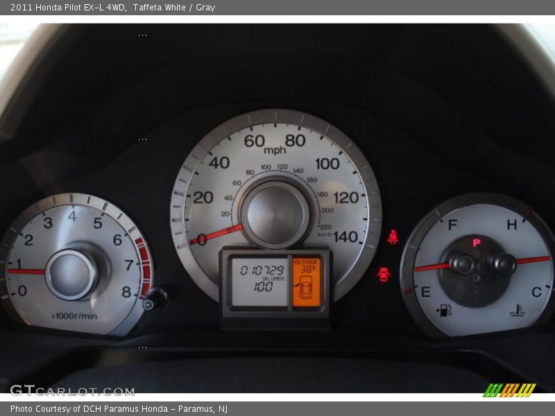 Taffeta White / Gray 2011 Honda Pilot EX-L 4WD