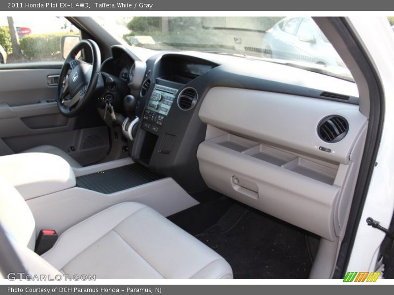 Taffeta White / Gray 2011 Honda Pilot EX-L 4WD