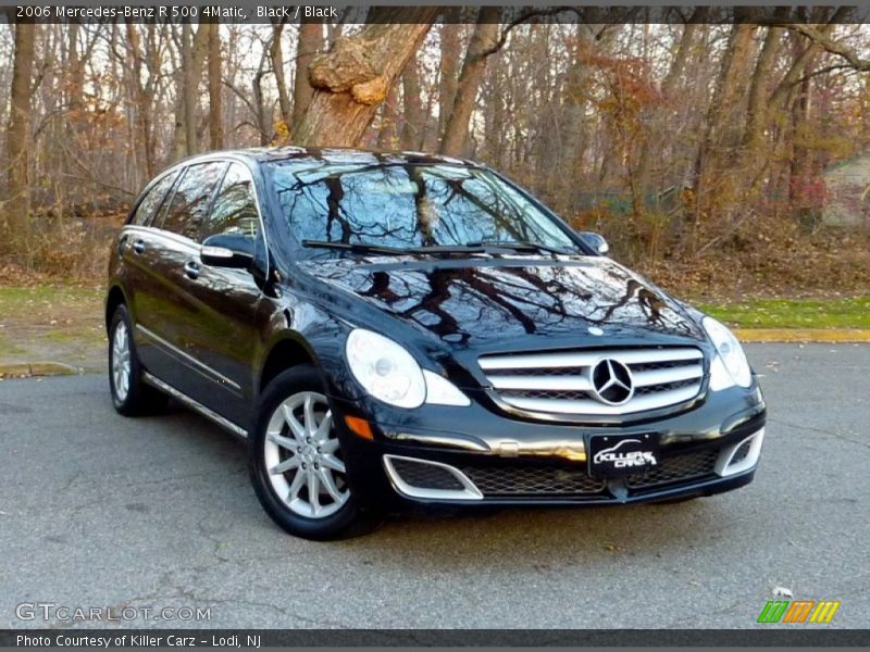 Black / Black 2006 Mercedes-Benz R 500 4Matic