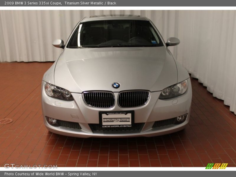 Titanium Silver Metallic / Black 2009 BMW 3 Series 335xi Coupe
