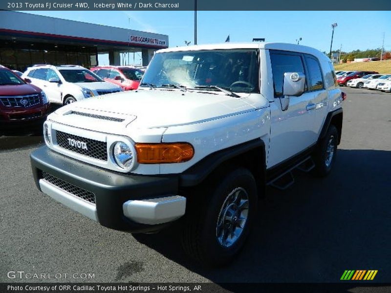 Iceberg White / Dark Charcoal 2013 Toyota FJ Cruiser 4WD