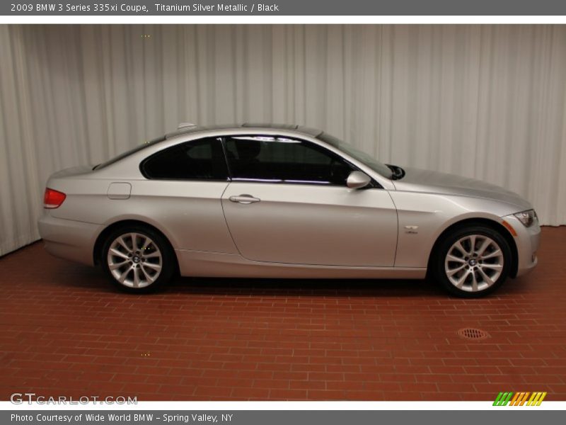 Titanium Silver Metallic / Black 2009 BMW 3 Series 335xi Coupe