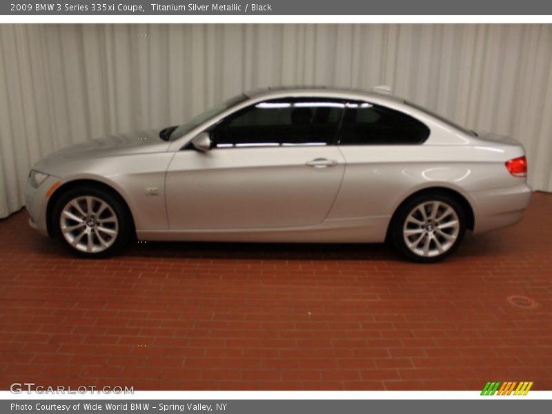 Titanium Silver Metallic / Black 2009 BMW 3 Series 335xi Coupe