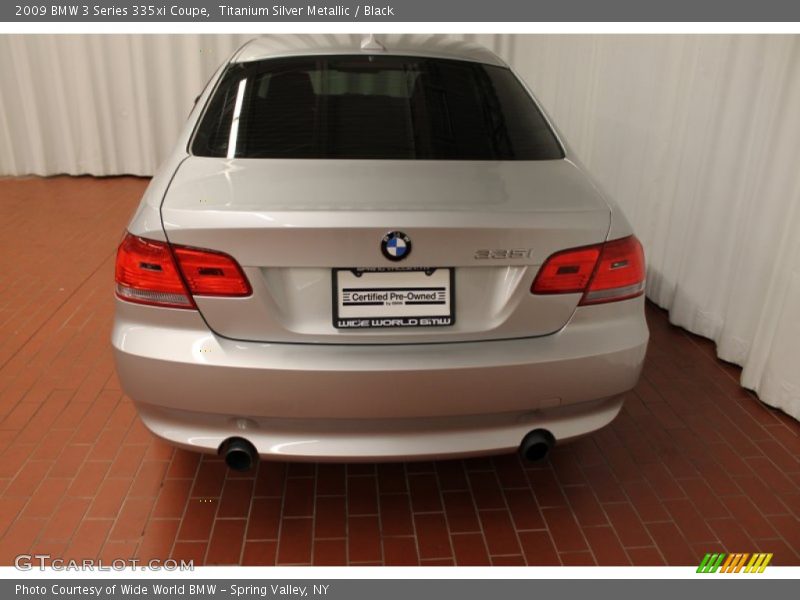 Titanium Silver Metallic / Black 2009 BMW 3 Series 335xi Coupe