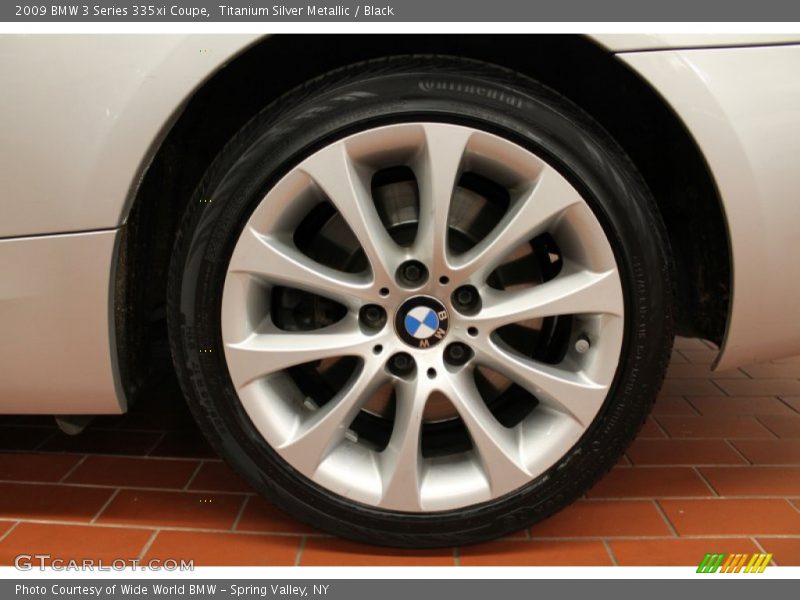 Titanium Silver Metallic / Black 2009 BMW 3 Series 335xi Coupe