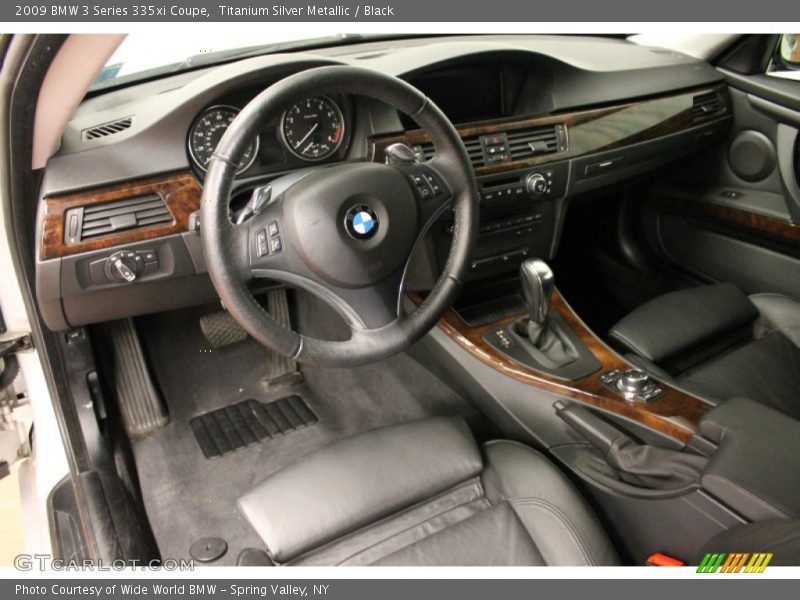 Titanium Silver Metallic / Black 2009 BMW 3 Series 335xi Coupe