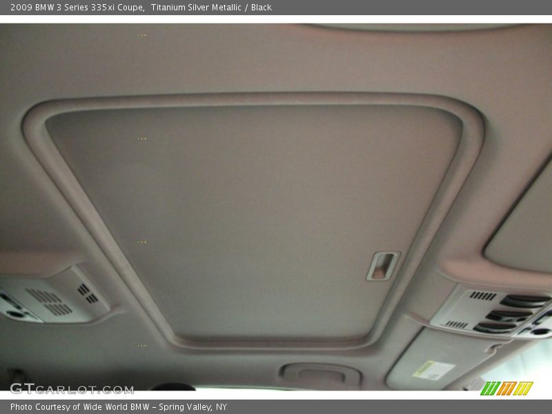 Titanium Silver Metallic / Black 2009 BMW 3 Series 335xi Coupe