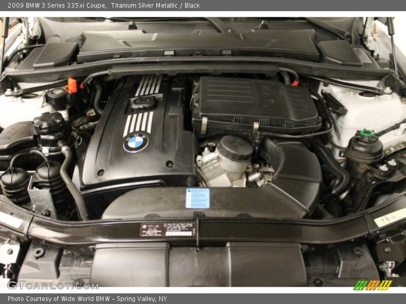 Titanium Silver Metallic / Black 2009 BMW 3 Series 335xi Coupe