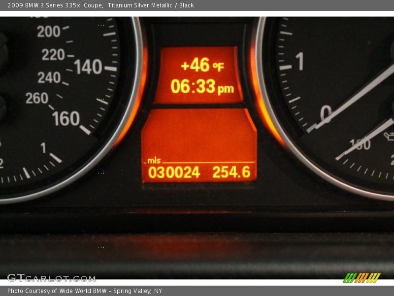 Titanium Silver Metallic / Black 2009 BMW 3 Series 335xi Coupe