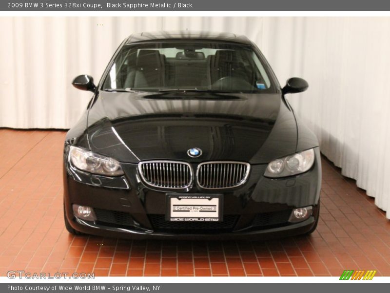 Black Sapphire Metallic / Black 2009 BMW 3 Series 328xi Coupe
