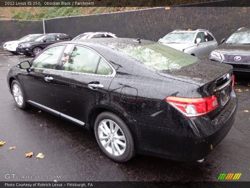 Obsidian Black / Parchment 2012 Lexus ES 350