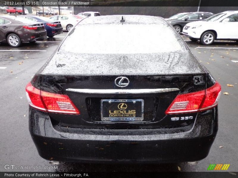 Obsidian Black / Parchment 2012 Lexus ES 350