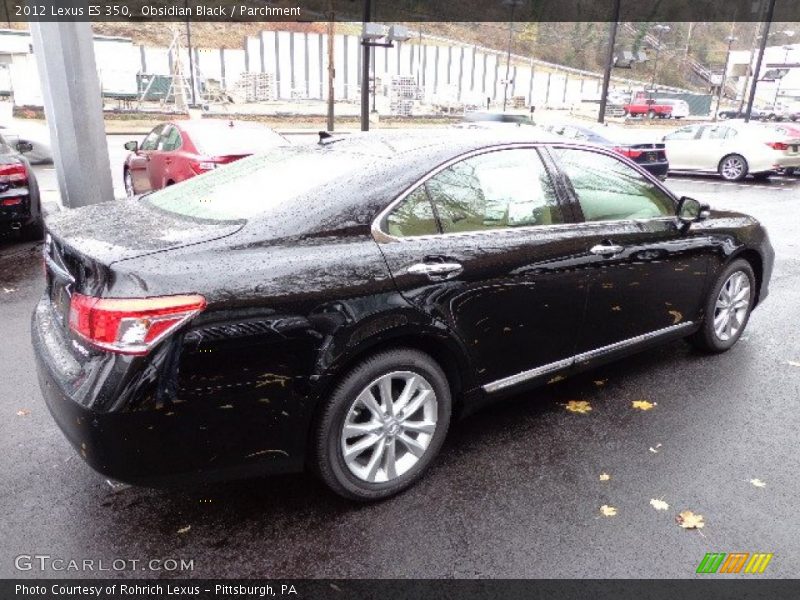 Obsidian Black / Parchment 2012 Lexus ES 350