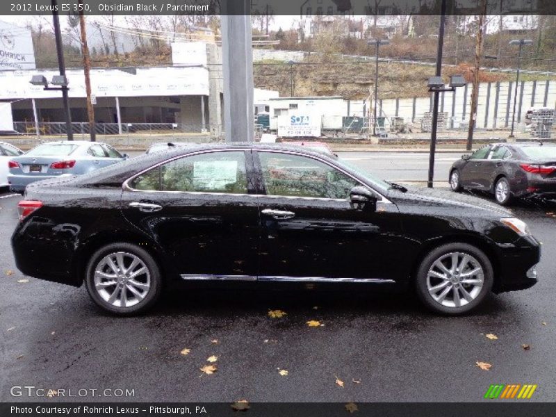 Obsidian Black / Parchment 2012 Lexus ES 350