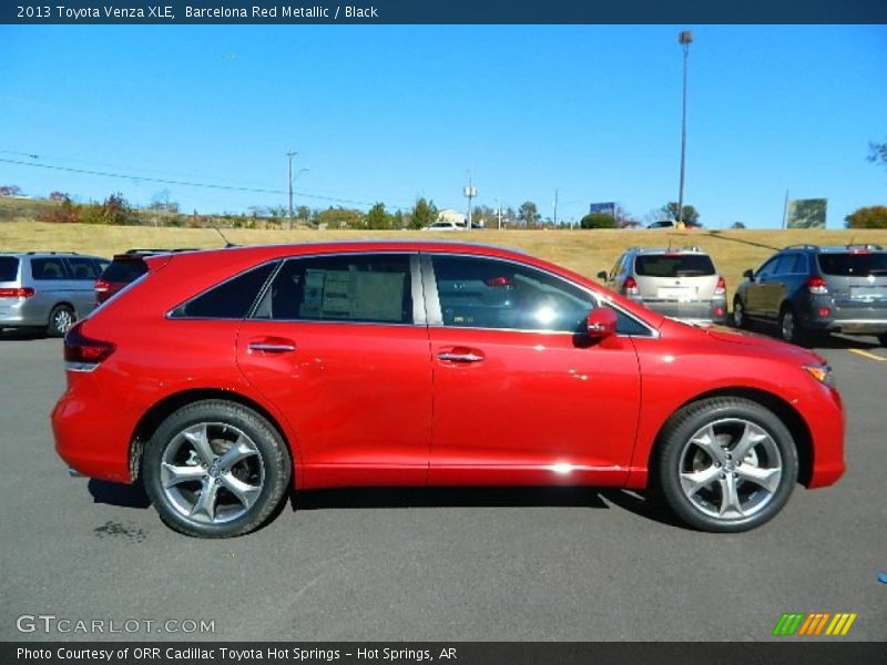 Barcelona Red Metallic / Black 2013 Toyota Venza XLE